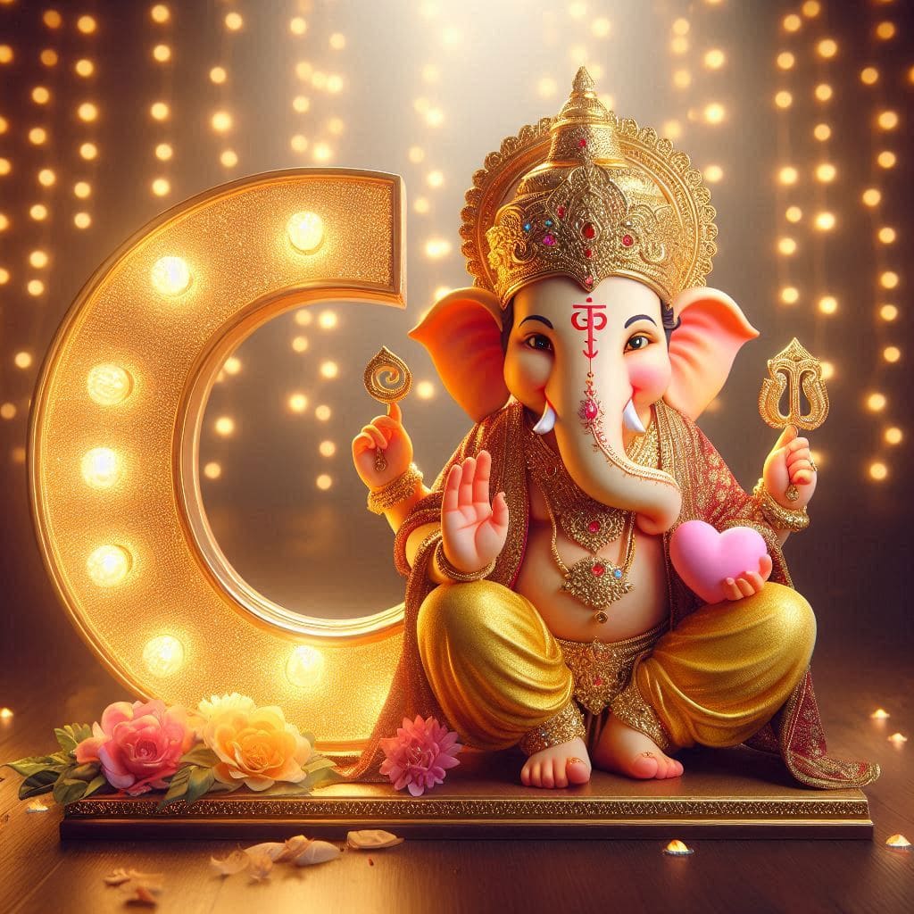Ganesh Chaturthi 3D Name Art Ai Image Free Download 7 Ganesh chaturthi ai images download
