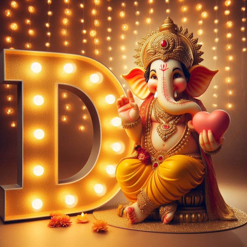 Ganesh Chaturthi 3D Name Art Ai Image Free Download 10 Ganesh chaturthi ai images hd wallpapers 1080p