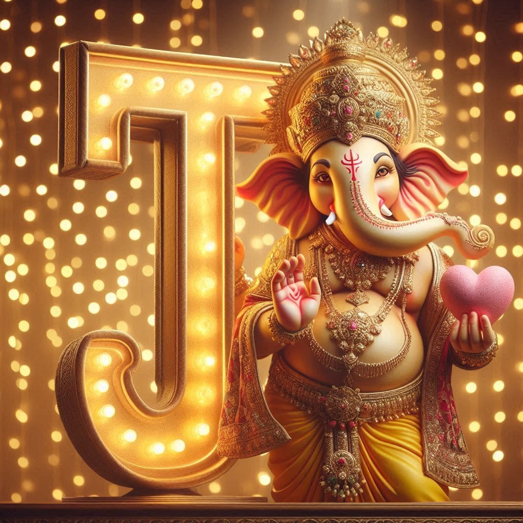 Ganesh Chaturthi 3D Name Art Ai Image Free Download 23 Ganesha AI images download 4k