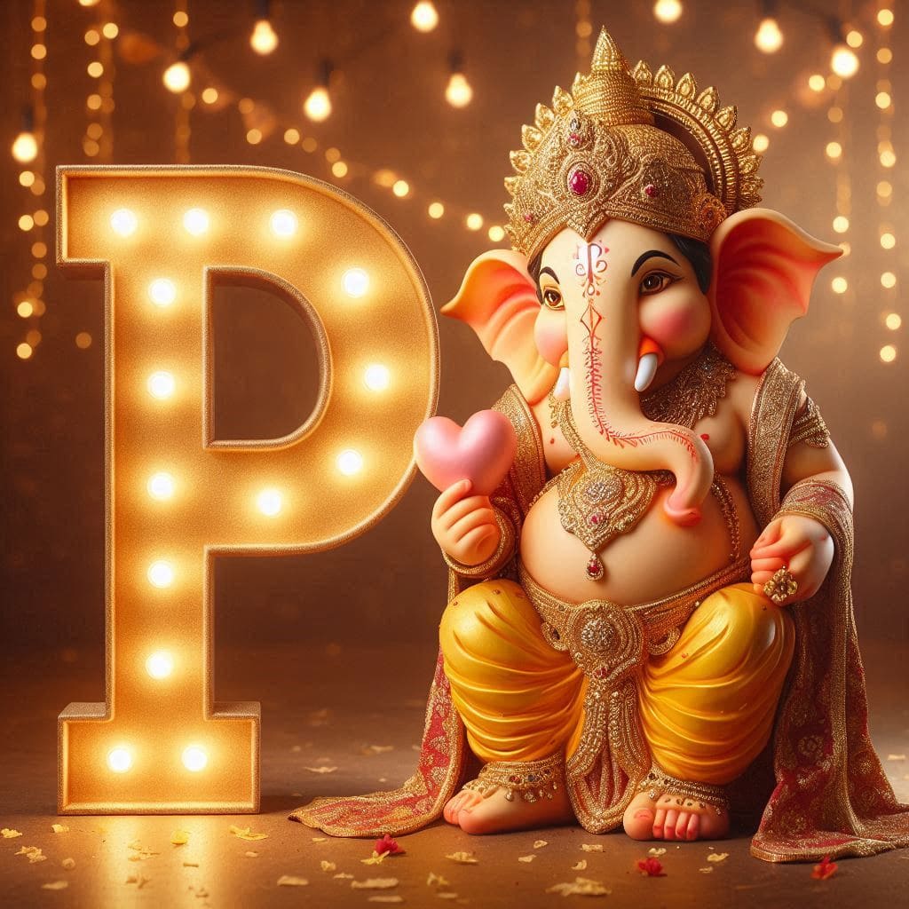 Ganesh Chaturthi 3D Name Art Ai Image Free Download 38 Ganesha AI images download