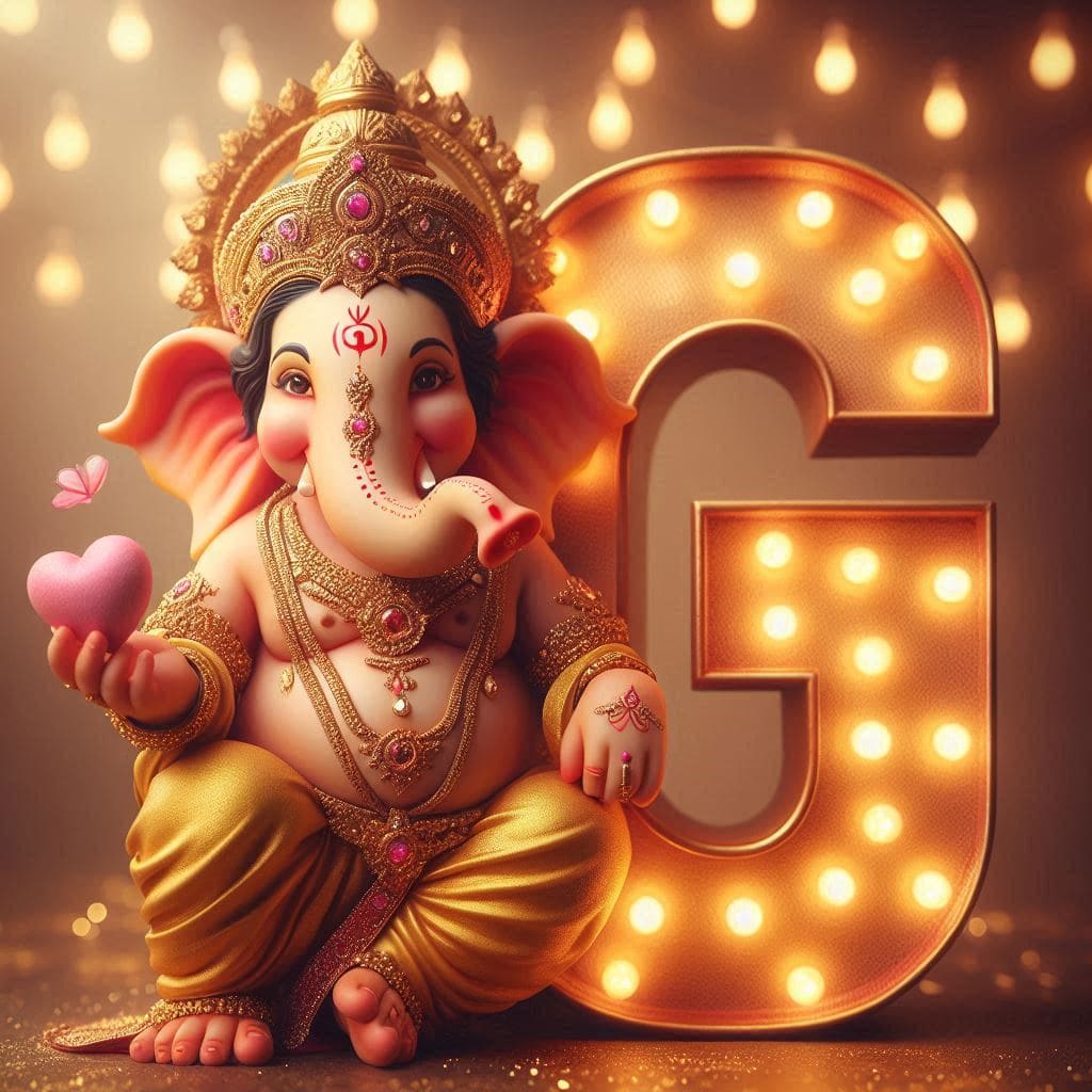 Ganesh Chaturthi 3D Name Art Ai Image Free Download 18 ganesh ai generated images