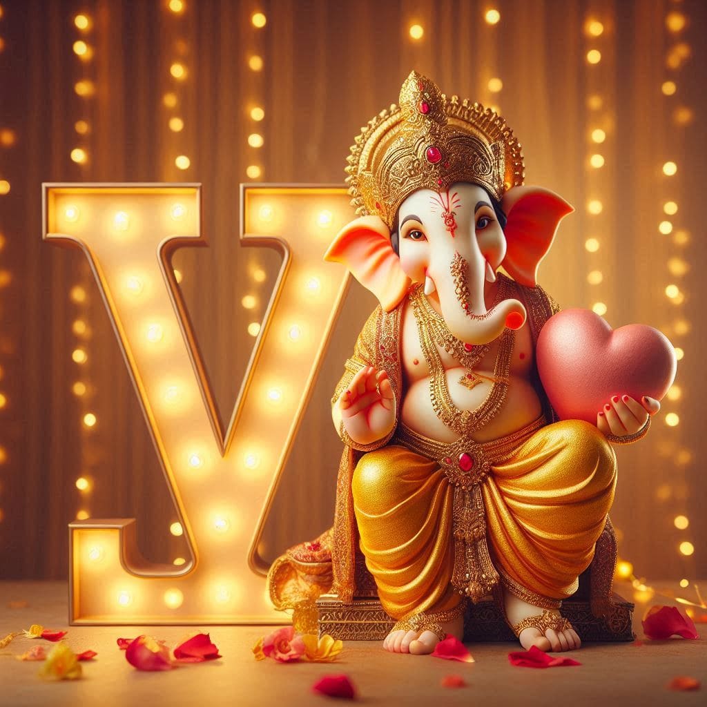Ganesh Chaturthi 3D Name Art Ai Image Free Download 46 ganesh chaturthi ai images