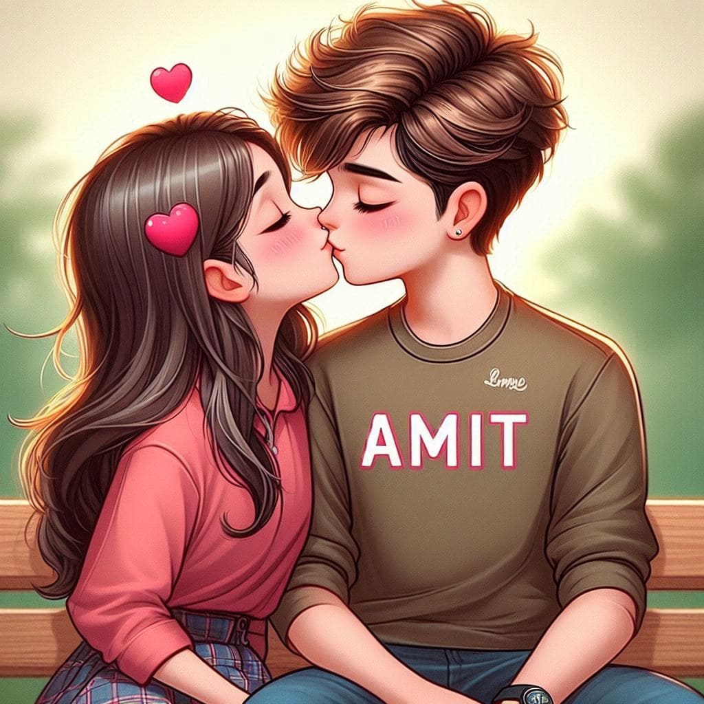 Couple Kiss Ai Photo Editing Prompt 2024 11 AI couple photo Maker free