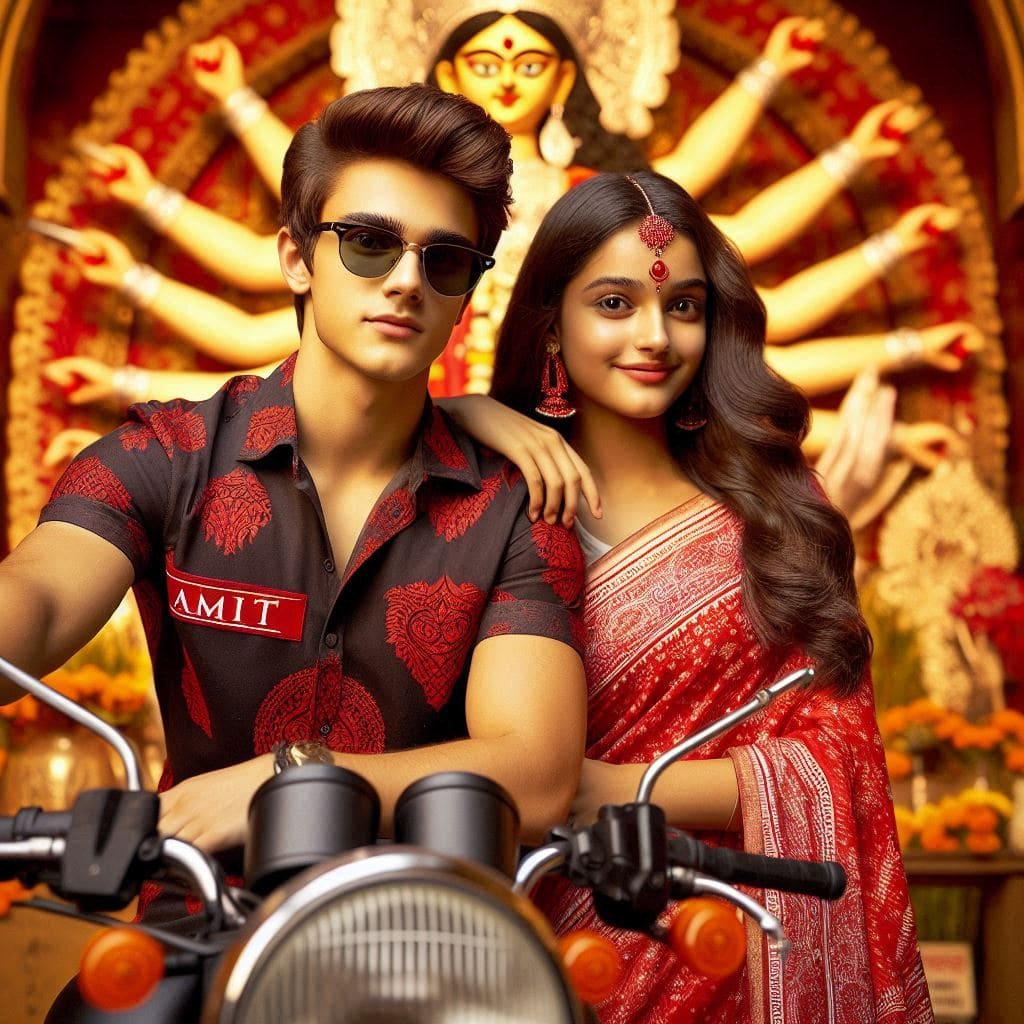 Navratri Ai Couple Photo Editing Prompt 2024 15 Bing Image Creator