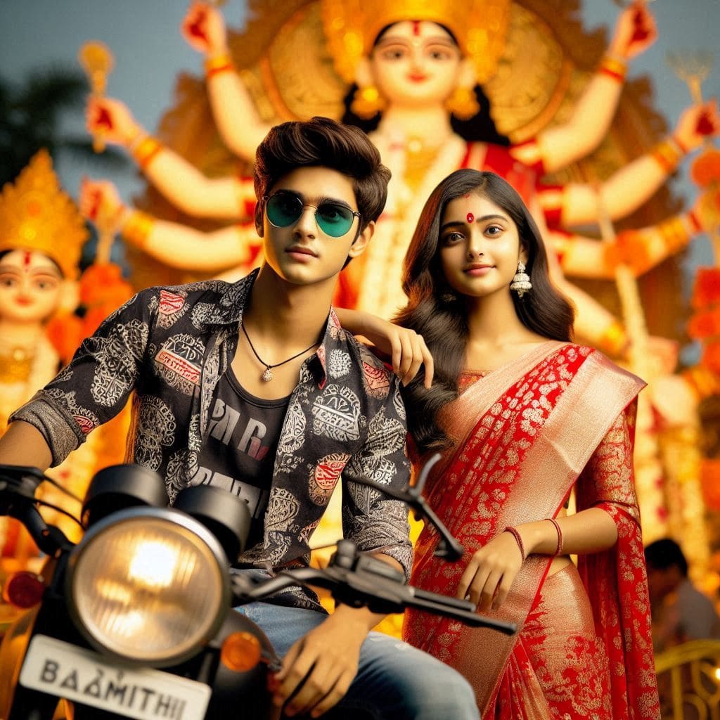 Navratri Ai Couple Photo Editing Prompt 2024 6 Navratri Couples Name Ai Images Editing
