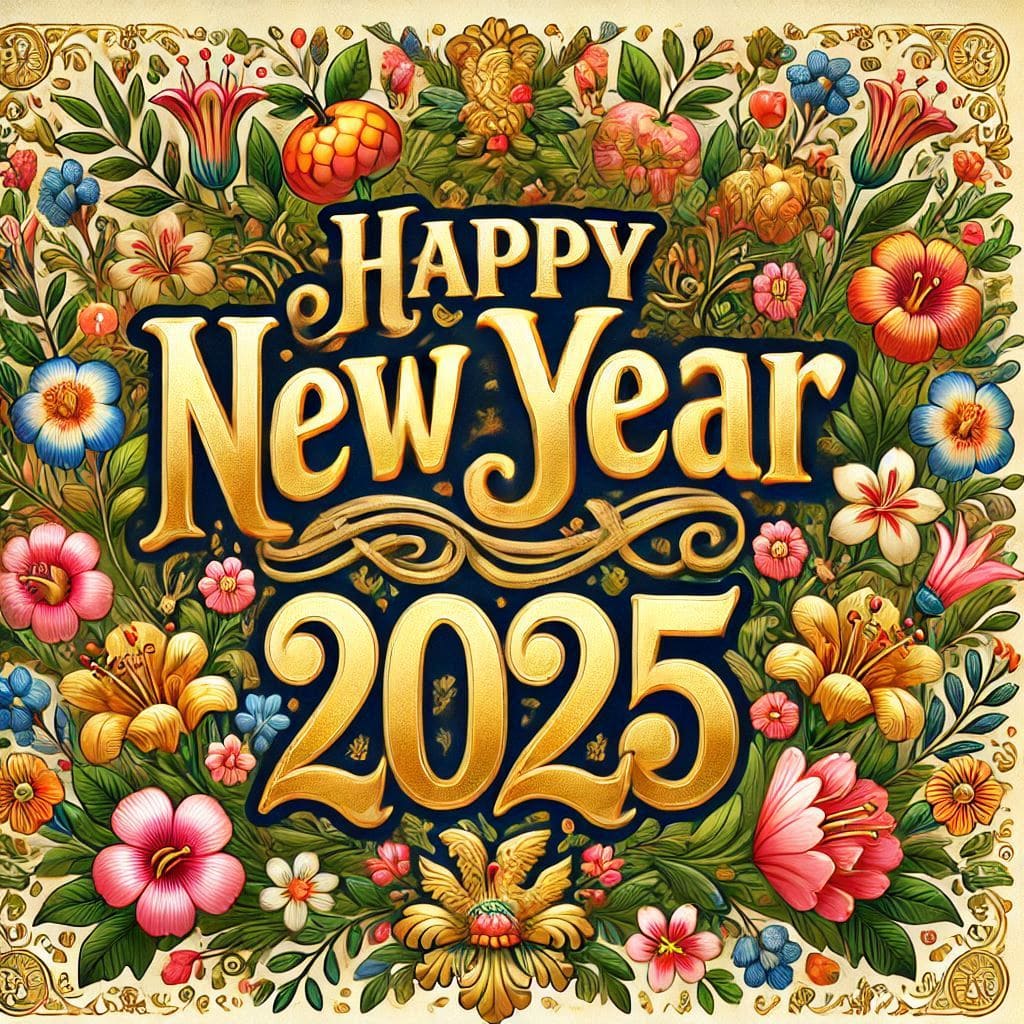 Happy new year wishes greetings 2025 images free 8 Happy new year 2025 photo editing online