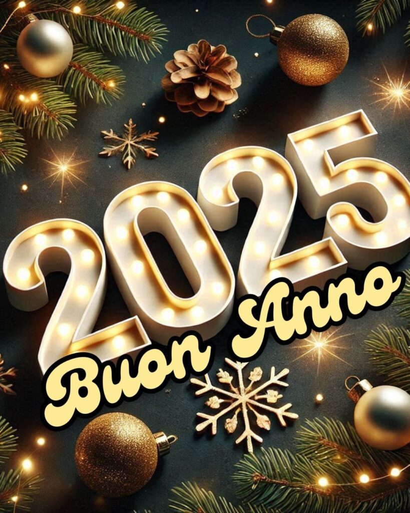 auguri di buon anno 2025