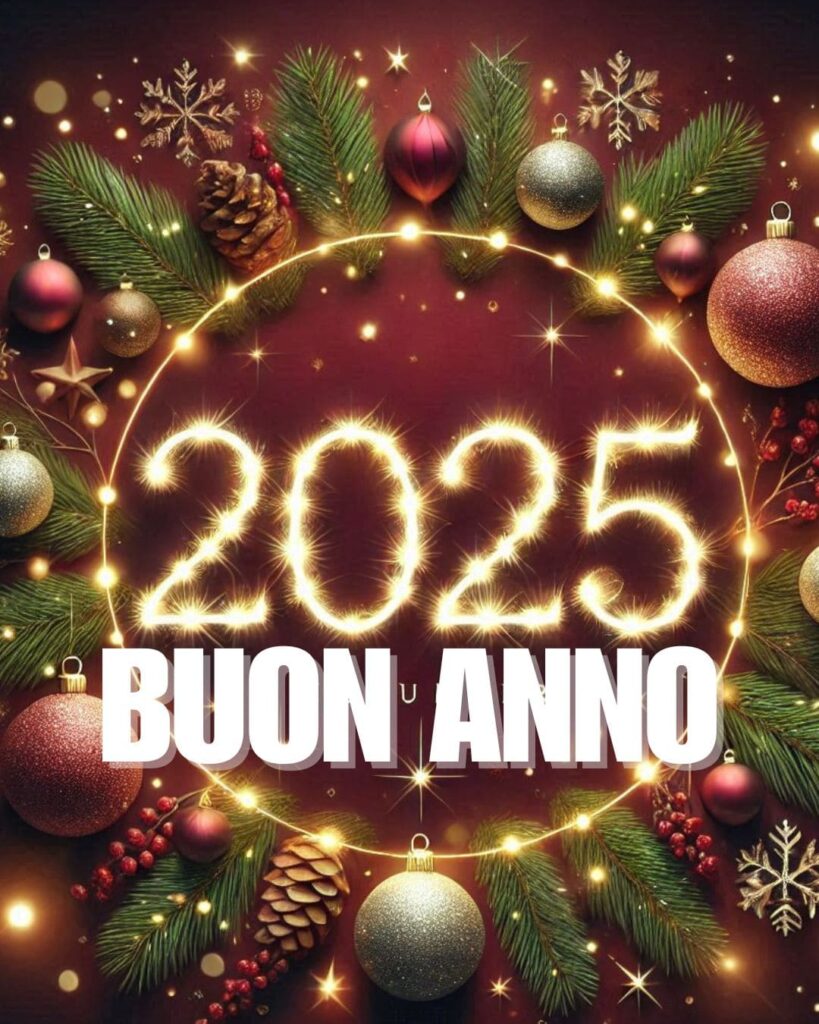 immagini di buon anno 2025 per whatsapp